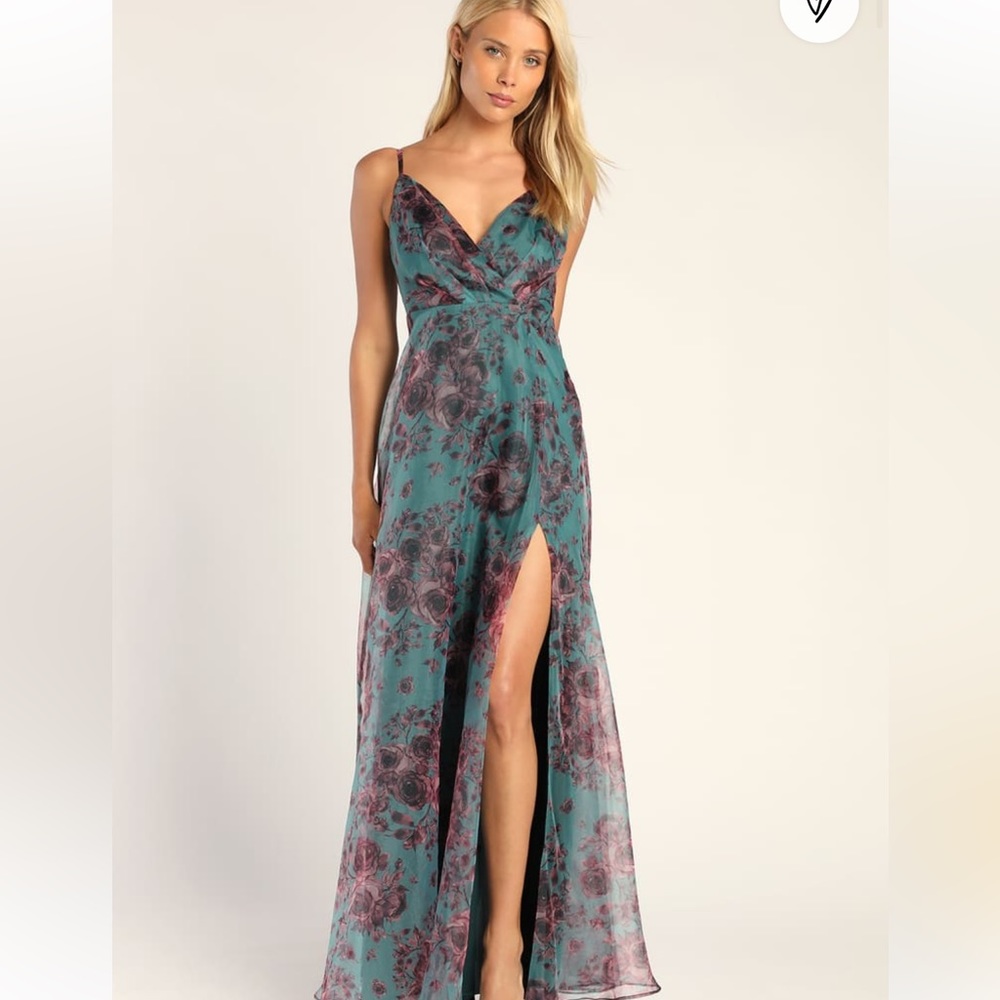 Lulus floral maxi dress